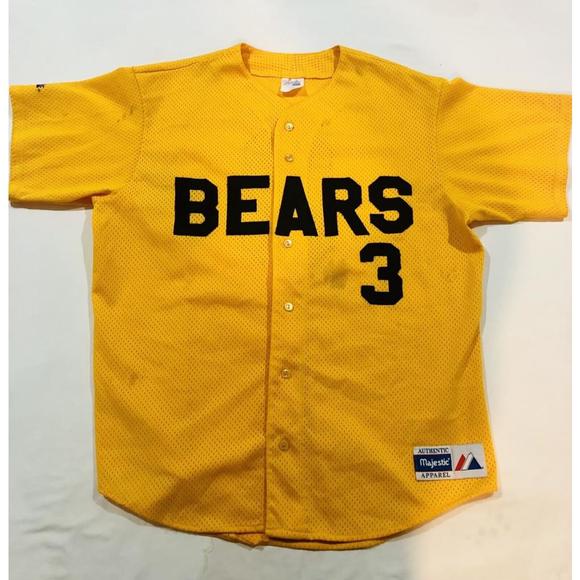 Majestic Other - Men’s Large Bad News Bears #3 Baseball Jersey Authentic Majestic Apparel